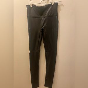 Spans Faux Leather Leggings- small